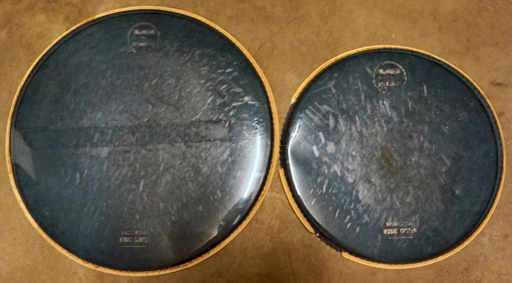 VINTAGE Evans Hydraulic Blue Drumheads from the 1970's Kaufen auf Ricardo