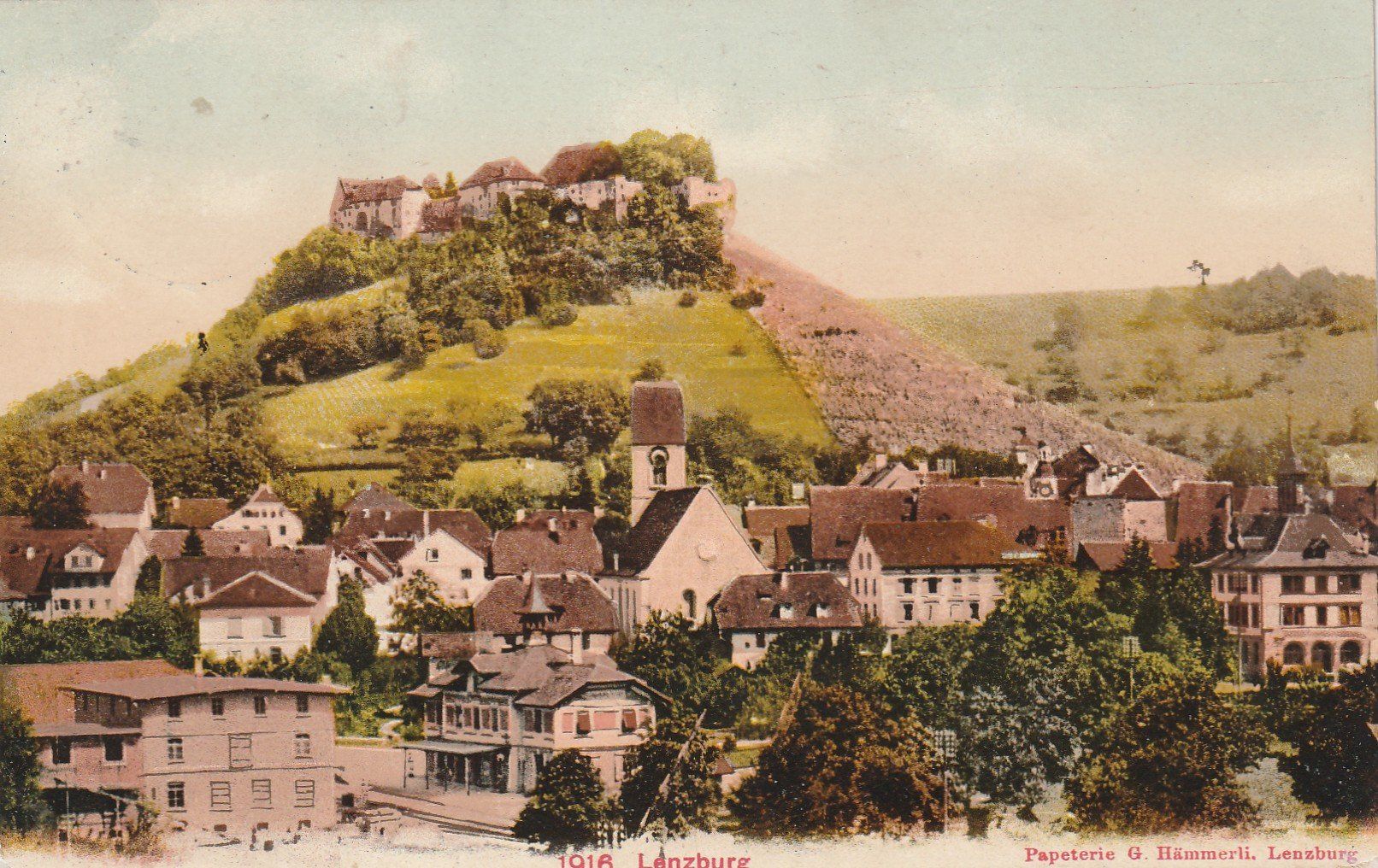 Cartoline postali: Lenzburg – Usato da Rorschacherberg venduto da fratovi2