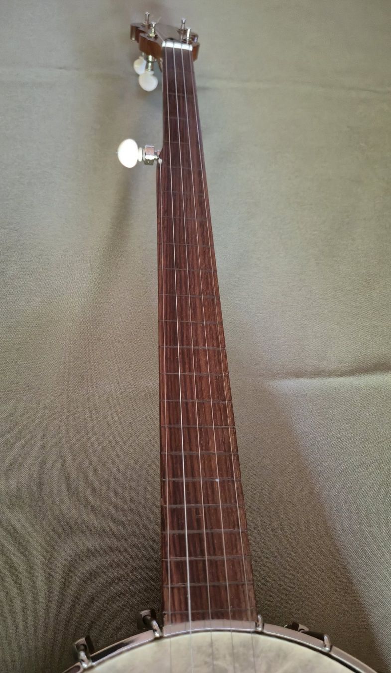 Strumenti musicali: SAGA 5-String Fretless-Banjo 11", Open-Back aus Bausatz – Usato da Jona venduto da brackets 1