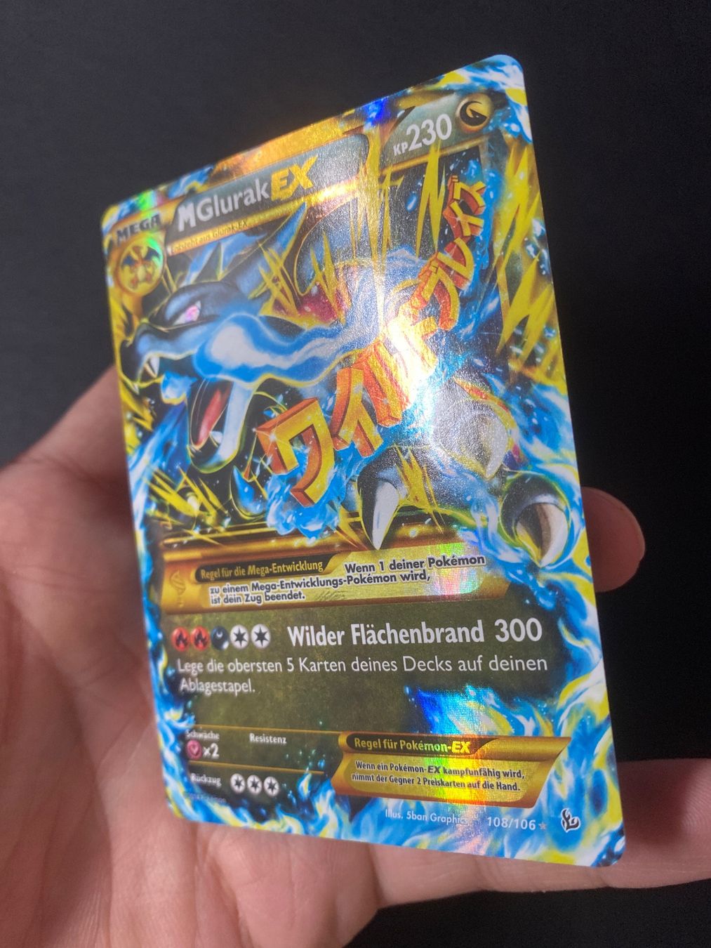 Pokémon Carte collezionabili: M Glurak EX 108 - Charizard - Secret Rare - Flashfire - DE – Nuovo (secondo la descrizione) da Hausen AG venduto da Shrade 3