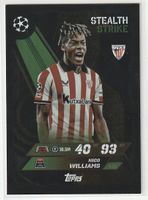 Topps Match Attax CL 25/26 Nico Williams Stealth Strike