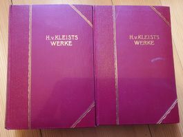 Heinrich von Kleist Werke 2 Bände roter Einband gebunden