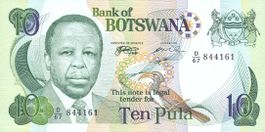 Botswana 10 Pula 1999 P-20a UNC