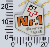 Pin PTT Nr.1 an der fera 1994 in Zürich