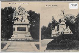 Basel - Strassburg- & St. Jacob-Denkmal