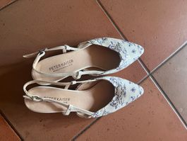 Peter Kaiser Slingpumps Gr. 39 Sommerliche Schuhe mit Muster
