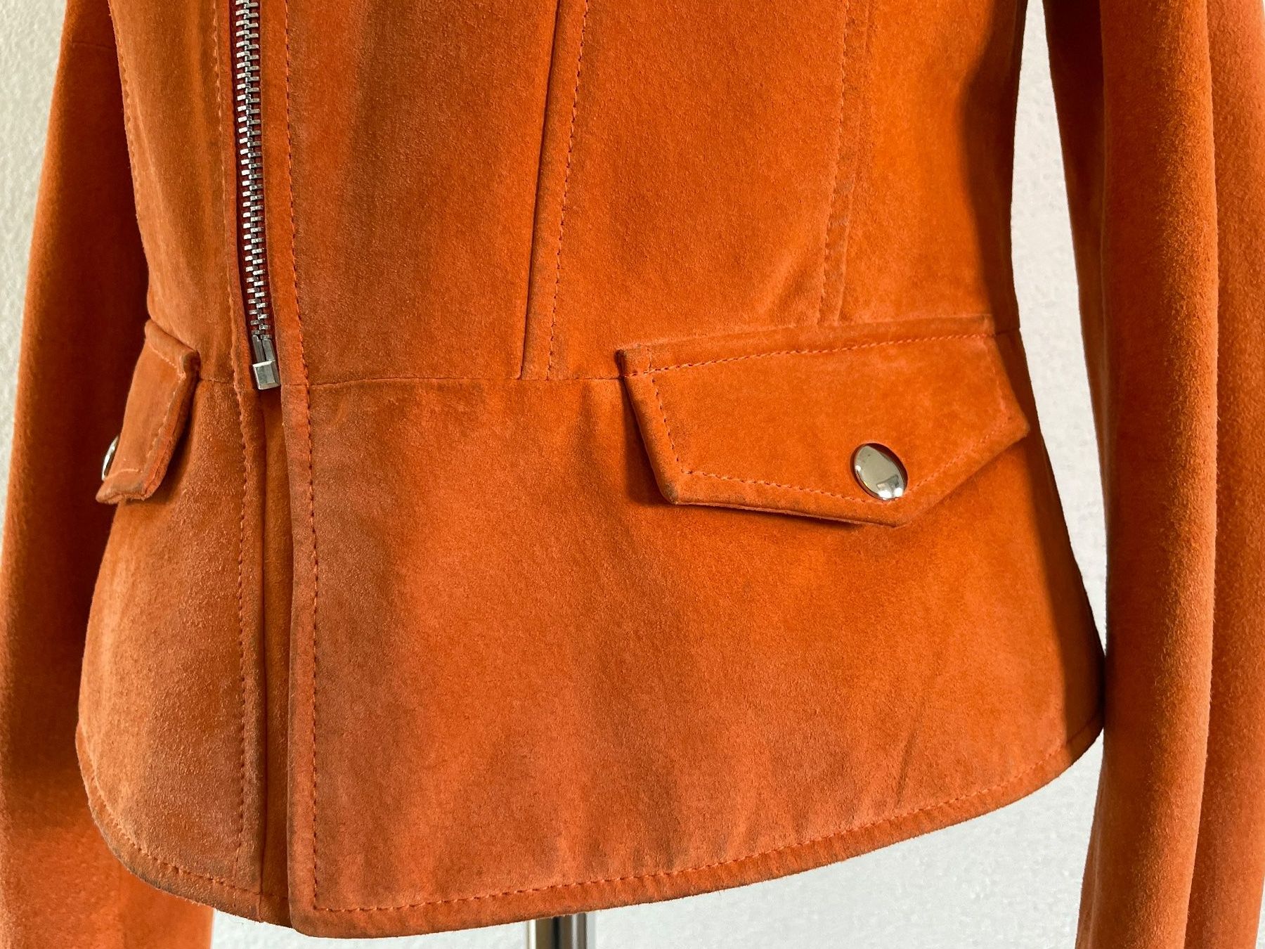 Alba Moda Giacche: Lederjacke ALBA MODA Gr.36 orange – Usato da Hämikon venduto da schneider.petra 5