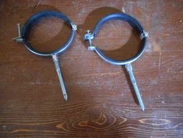 2x Rohrschelle Durchmesser 12cm