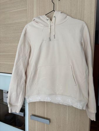Calvin Klein Kapuzenpullover beige Gr. S