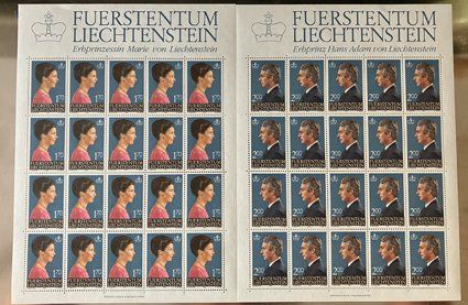 Tutti i francobolli: Riesengrosse Sammlung Liechtensteiner Briefmarken – Usato da Pfäffikon ZH venduto da buegi1954