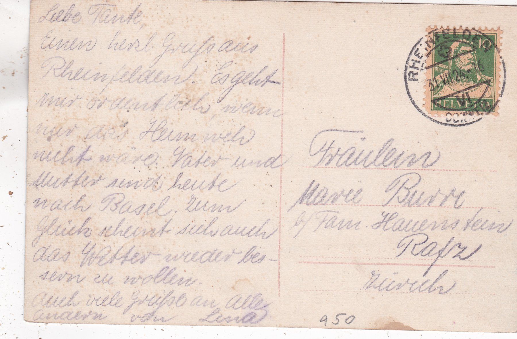 Cartoline postali: Kitsch Kinder Clown Storch 1924 – Usato da Herisau venduto da Lisegrat2008 1