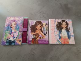 Top Model Kreativ-Bücher, 3 Stück