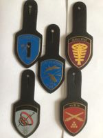 1LOT a 5.STK.BRUSTANHÄNGER CH.ARMEE + 6 BADGES CH.ARME
