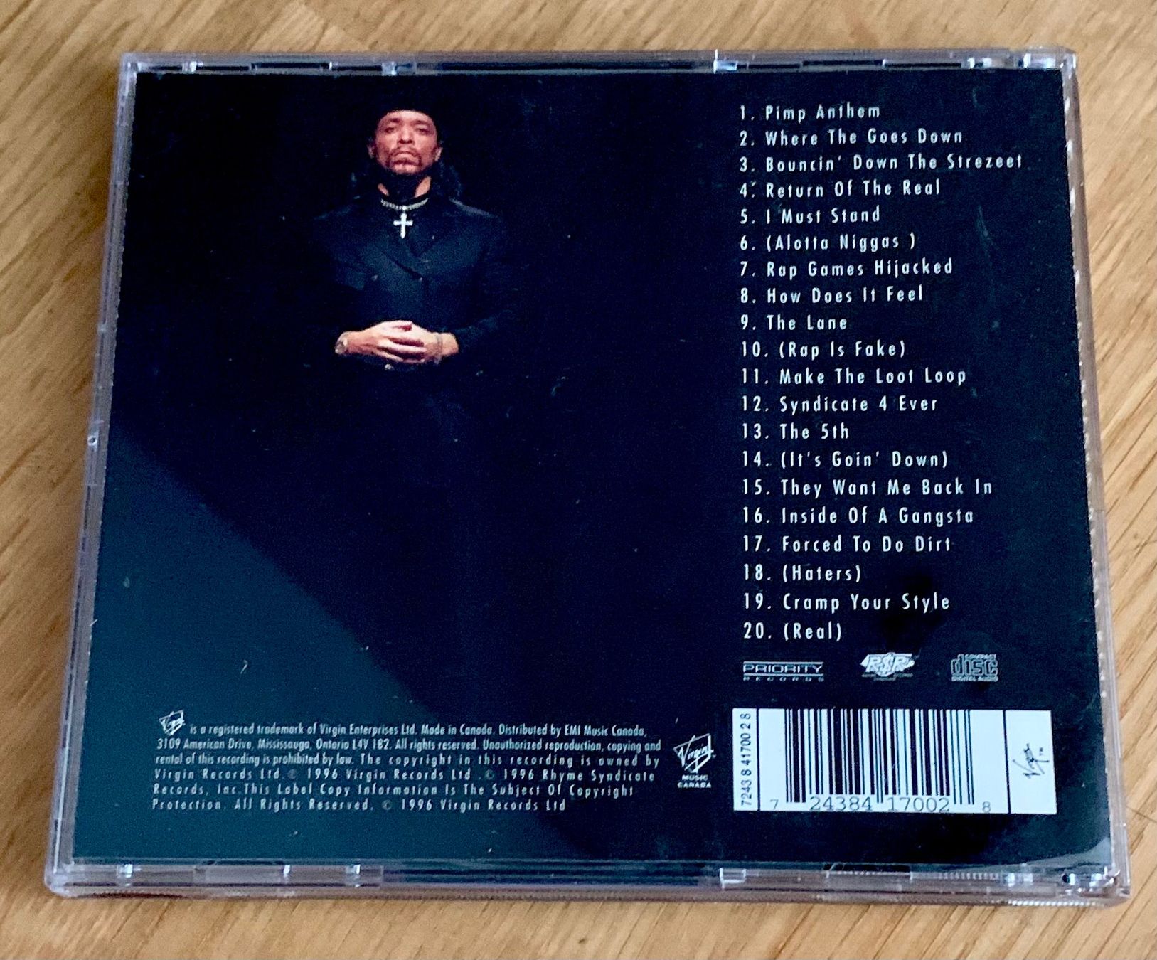 CD: ICE T Return of the real – Usato da Zürich venduto da Fieber 3