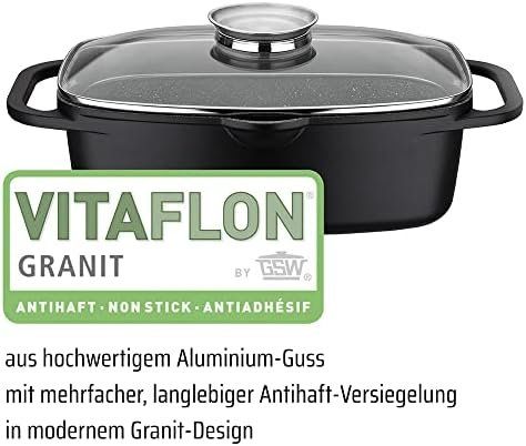 Pentole: Universalbräter Gourmet Granit hochwerti hochwertiger Bräter – Nuovo e nell'imballaggio originale da Hundwil venduto da pak_7zvn 3