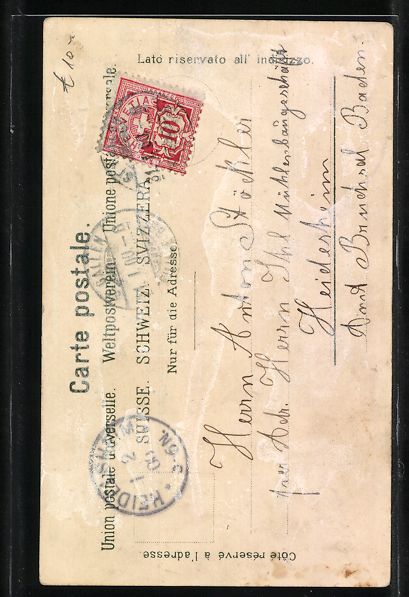 Cartes postales: AK Schweiz, Wappen der Schweizer Kantone – D'occasion à Berlin par bartko-reher 1