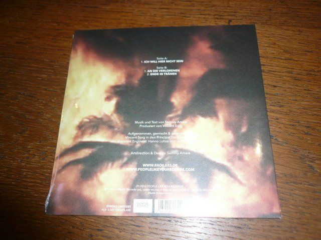 Dischi in vinile: BROILERS Ich Will Hier Nicht Sein 7" SINGLE - verschweisst ! – Nuovo e nell'imballaggio originale da Zofingen venduto da mooni89 1