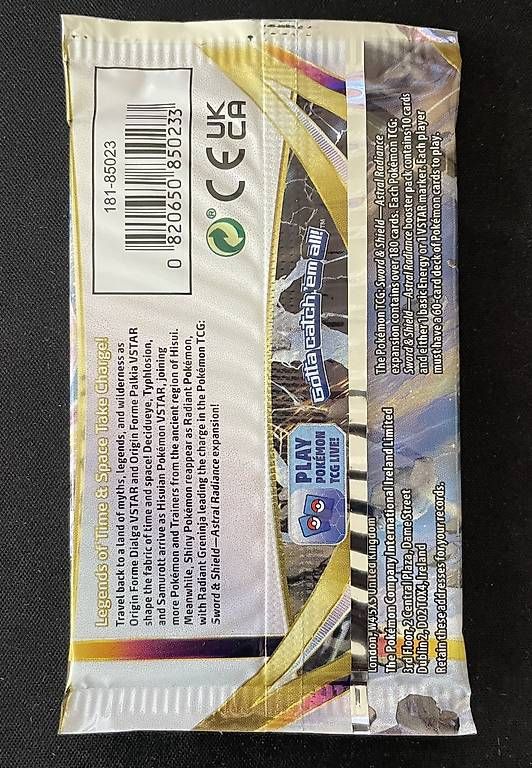 Pokémon Carte collezionabili: Pokemon Astral Radiance Booster Pack – Usato da Oetwil am See venduto da Push_Pull_Leg 2
