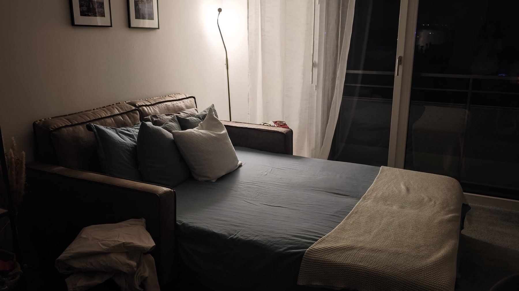 Divani: MARRON CANAPÉ-LIT A CUIR SUPER COMFORTABLE – Nuovo (secondo la descrizione) da Lausanne venduto da gce_ps8j 1