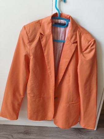 blazer Zara L arancio/salmone