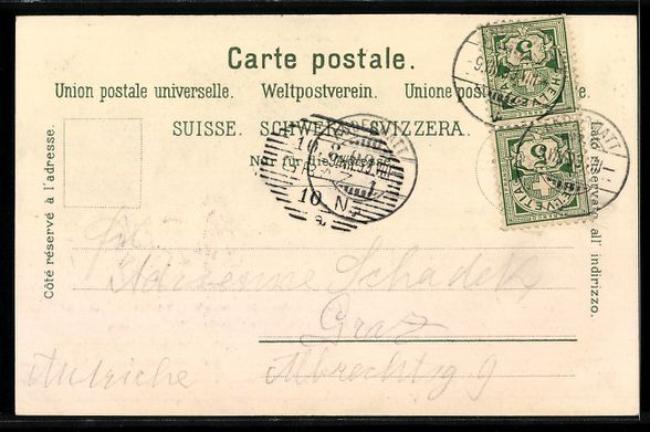 Cartoline postali: Litho Andermatt, Schöllenen, Urnerloch  – Usato da Berlin venduto da bartko-reher 1