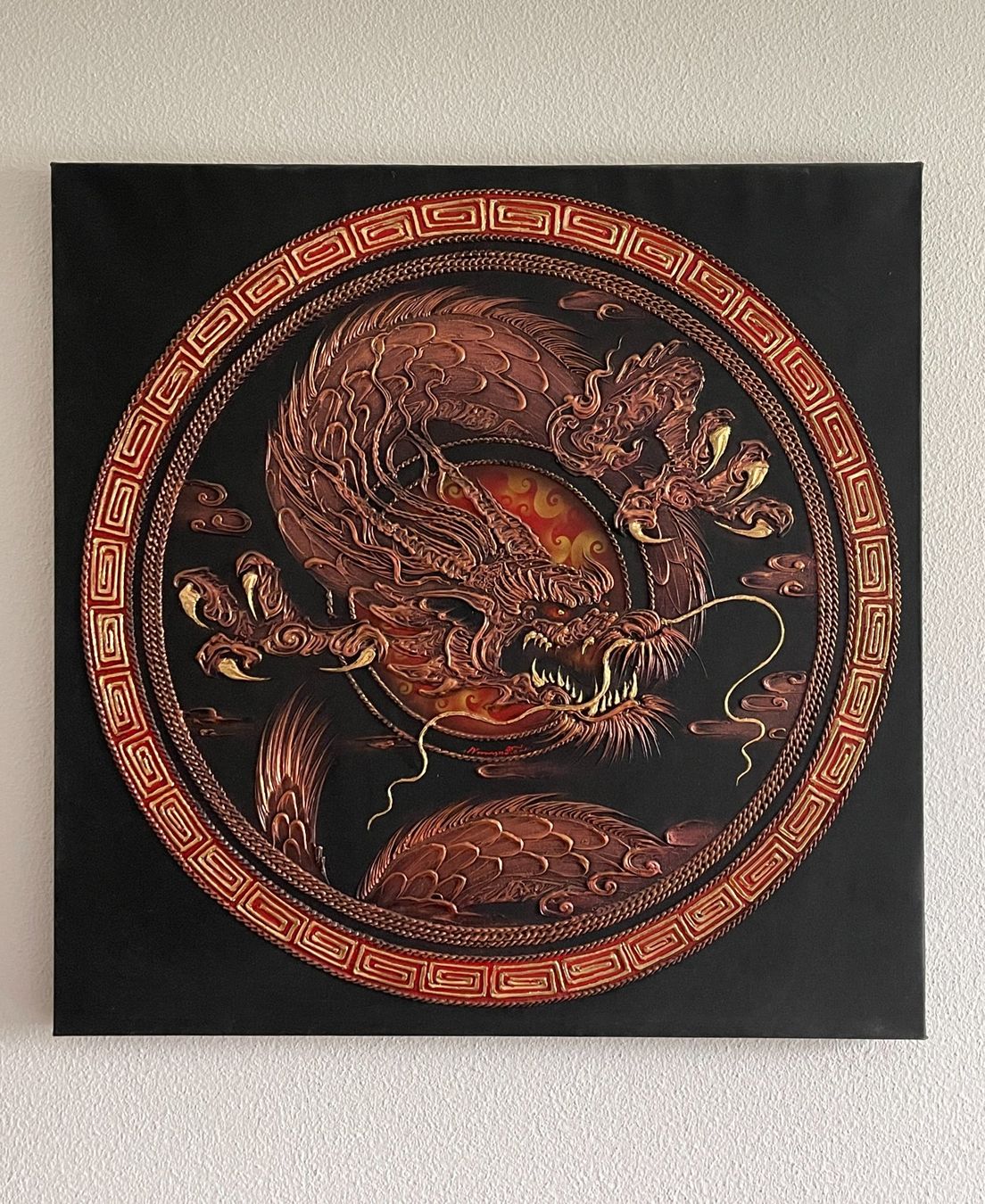 Dipinti: Asiatischer Drache – Usato da Horgen venduto da Warrior11