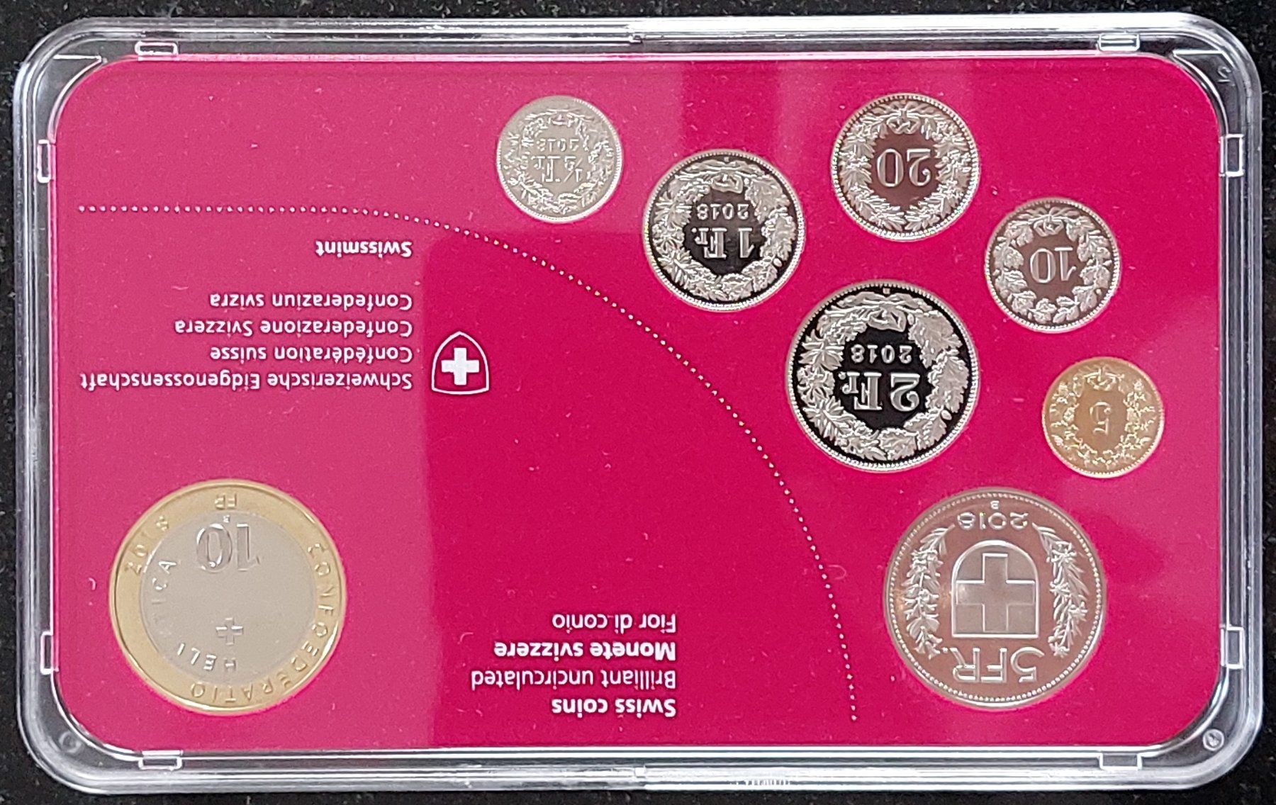 Tutti le monete: Münzsatz Schweiz 2018 stgl – Nuovo (secondo la descrizione) da Arch venduto da coinsandmore 2