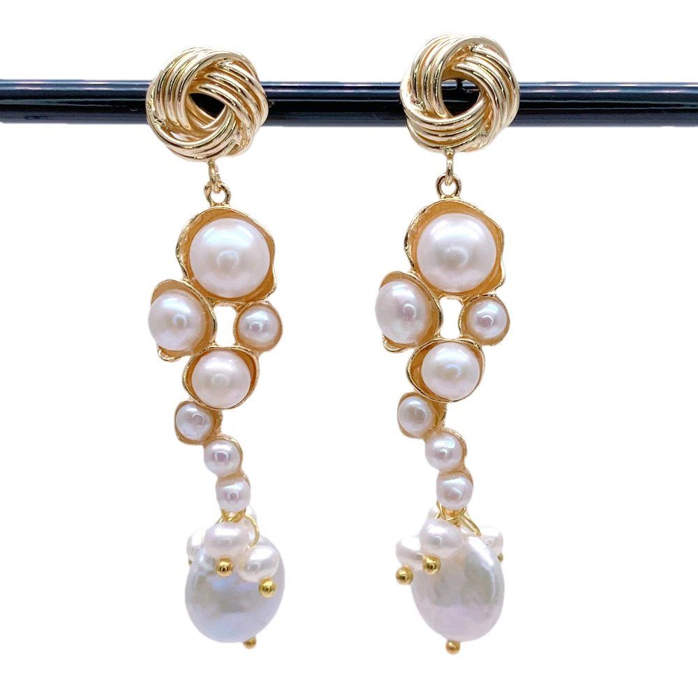Orecchini pendenti & Orecchini a lobo: Lua Blume Perle Ohrhänger Perlen Boucles Fleur Chandelier – Nuovo (secondo la descrizione) da Prilly venduto da ilyria73 5