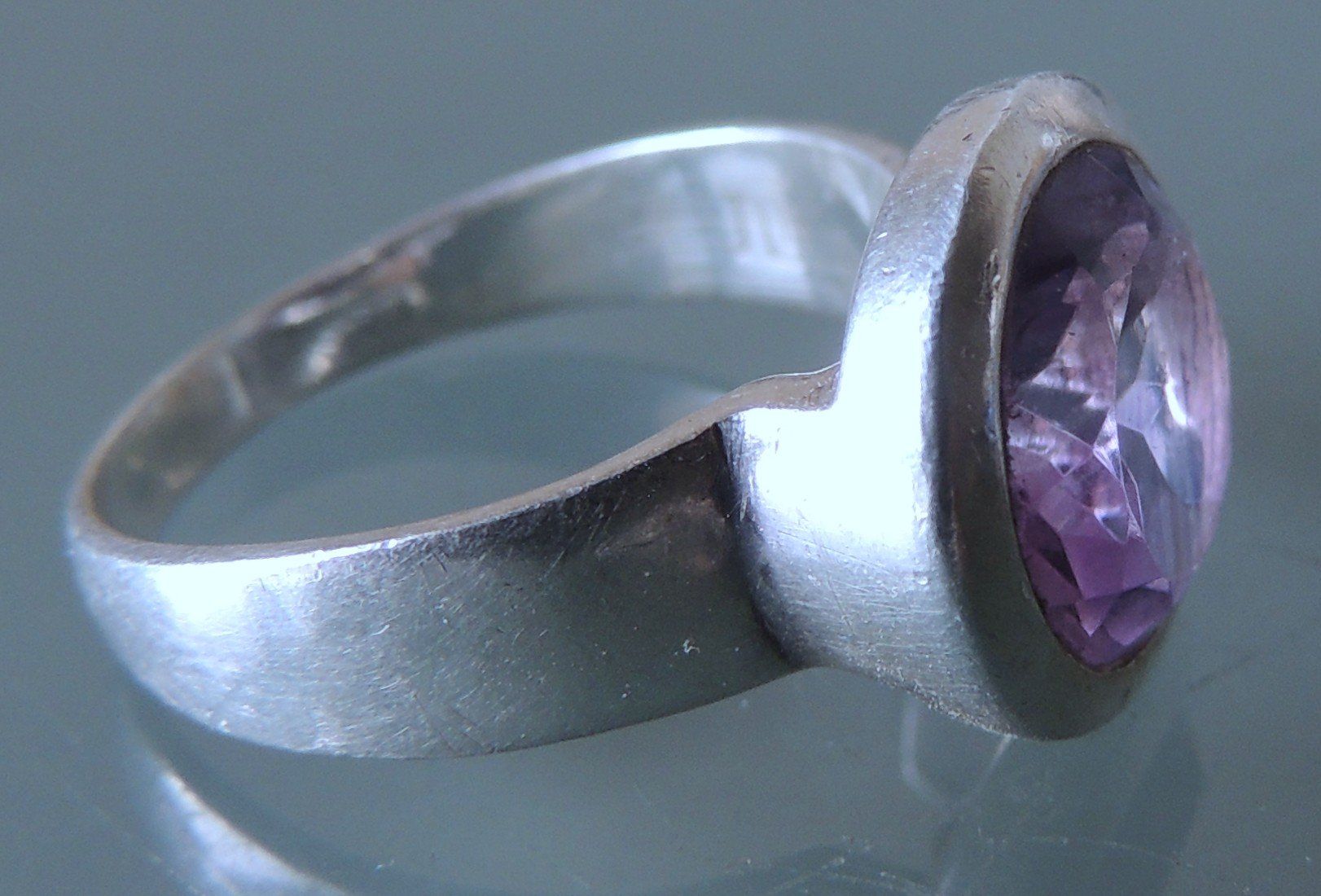 Anelli: Amethyst Silber 925 Fingerring Gr. 54 – Usato da Waldenburg venduto da schaller707 1