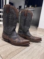 Westernstiefel Sancho Leder Grösse 39 braun/blau