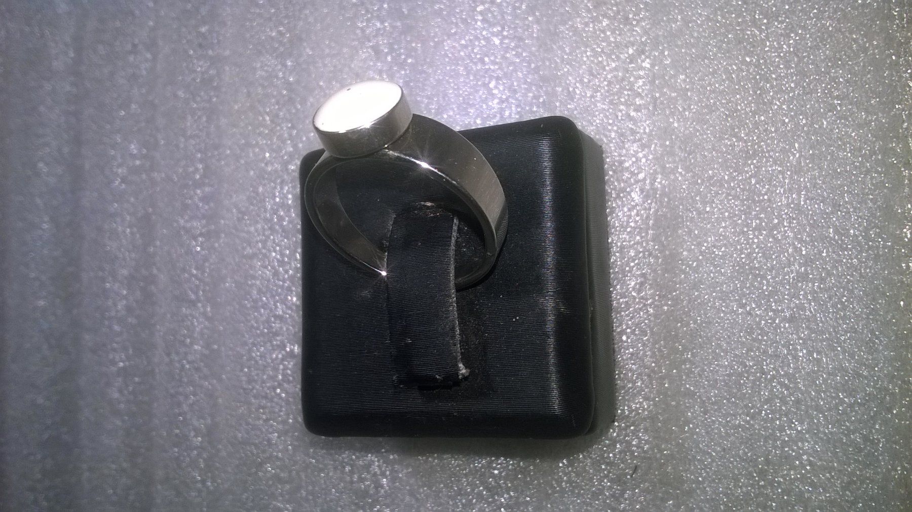 Ringe: ring edelsthal,,mit weiss stein,,,glanzig – Neu (gemäss Beschreibung) aus Basel von bijoutrie_4 1