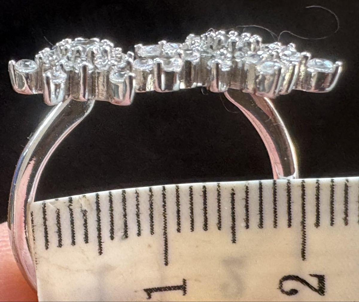 Anelli: Wunderschöner Silberring mit Zirkonia – Nuovo (secondo la descrizione) da Bellikon venduto da tomsawyer_75 3