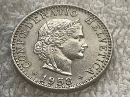 20 centimes/rappen 1958