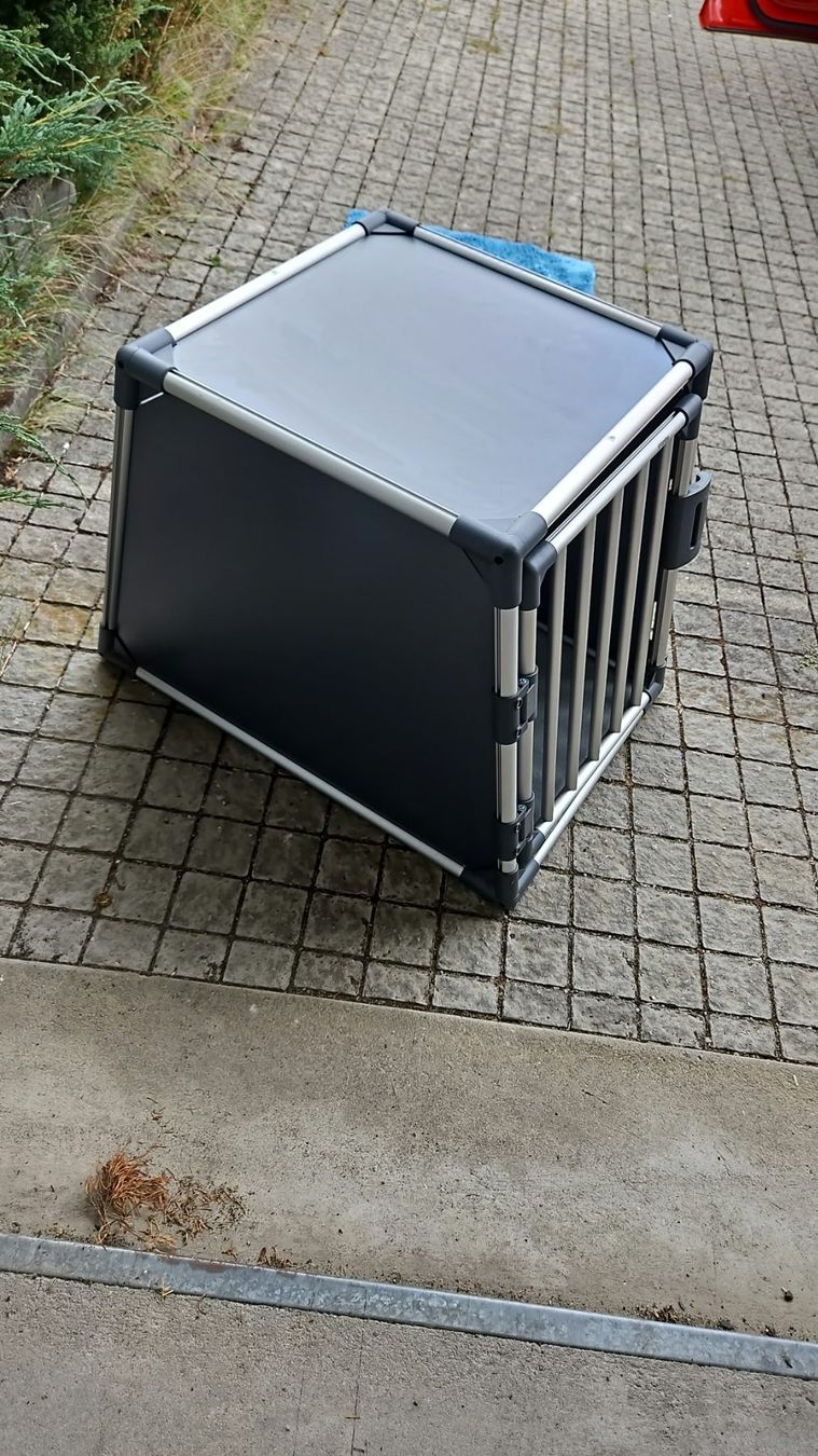 Gabbie, trasporto & Sicurezza: Hundetrans­portboxen Auto – Usato da Walliswil-Nbipp venduto da Keller_Maus