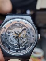Montre Swatch Automatique Squelette Marron Homme
