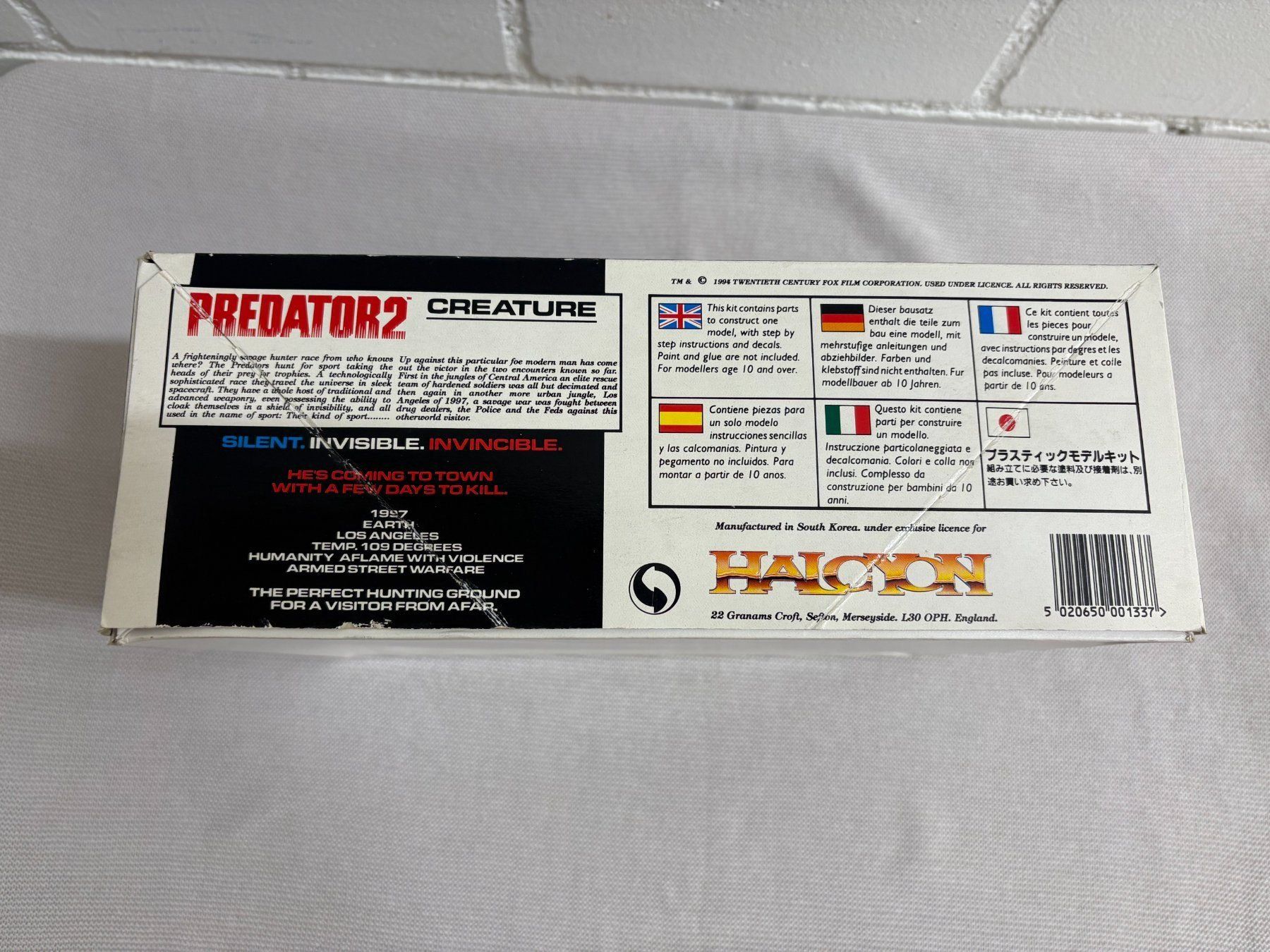 Baukästen: NEU Halcyon Predator 2 Creature Kit, 1994 ungeöffnet ! – Neu und originalverpackt aus Ottenbach von TimelessEmotions. 3