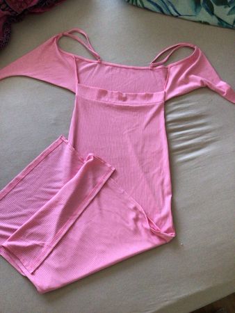 Sexy Sommerkleid seitlich hoch geschlitzt Gr. M