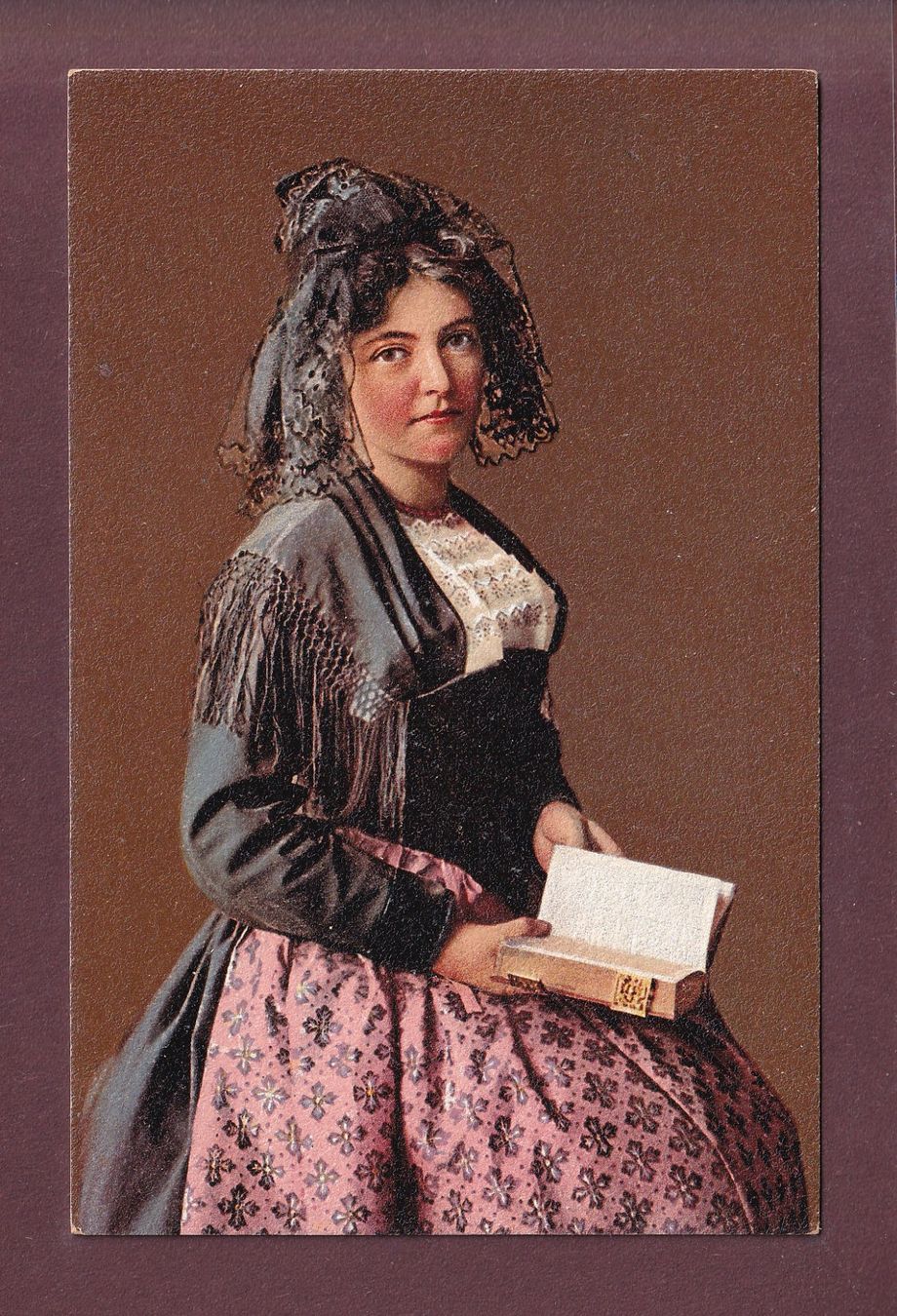 Cartoline postali: BERN - Tracht - Simmentalerin (22) – Usato da Pully venduto da nicecards