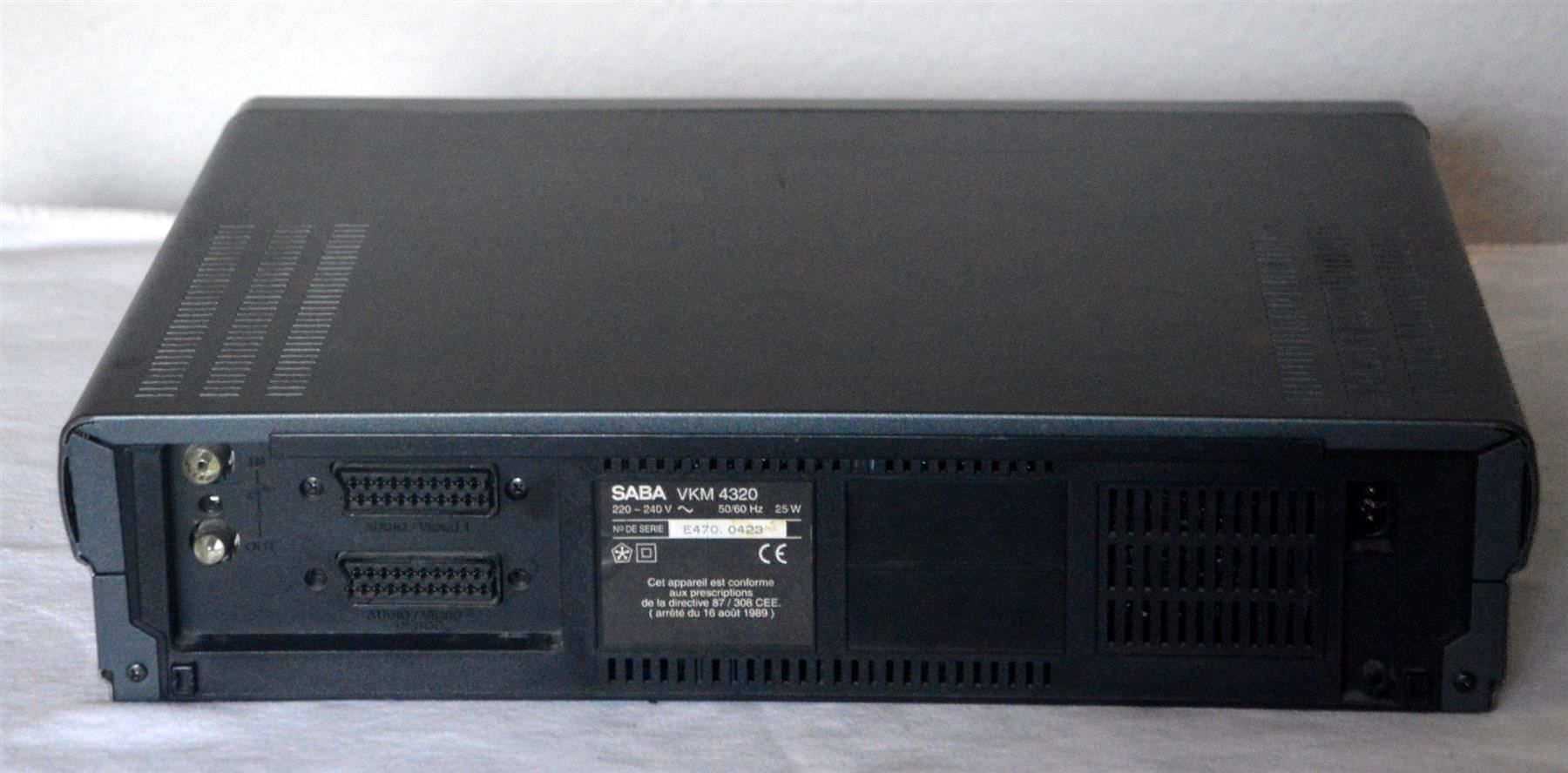 Registratori: Videorecorder VHS  Saba VKM 4320 magnétoscope – Usato da Collonges venduto da arashee 2