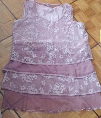 Tunique vieux rose comme neuve/Tunika altrosa wie neu