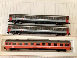 3 x Arnold, Personenwagen der SBB. Epoche IV - V