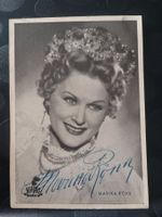 Marika Rökk - handsignierte alte Karte