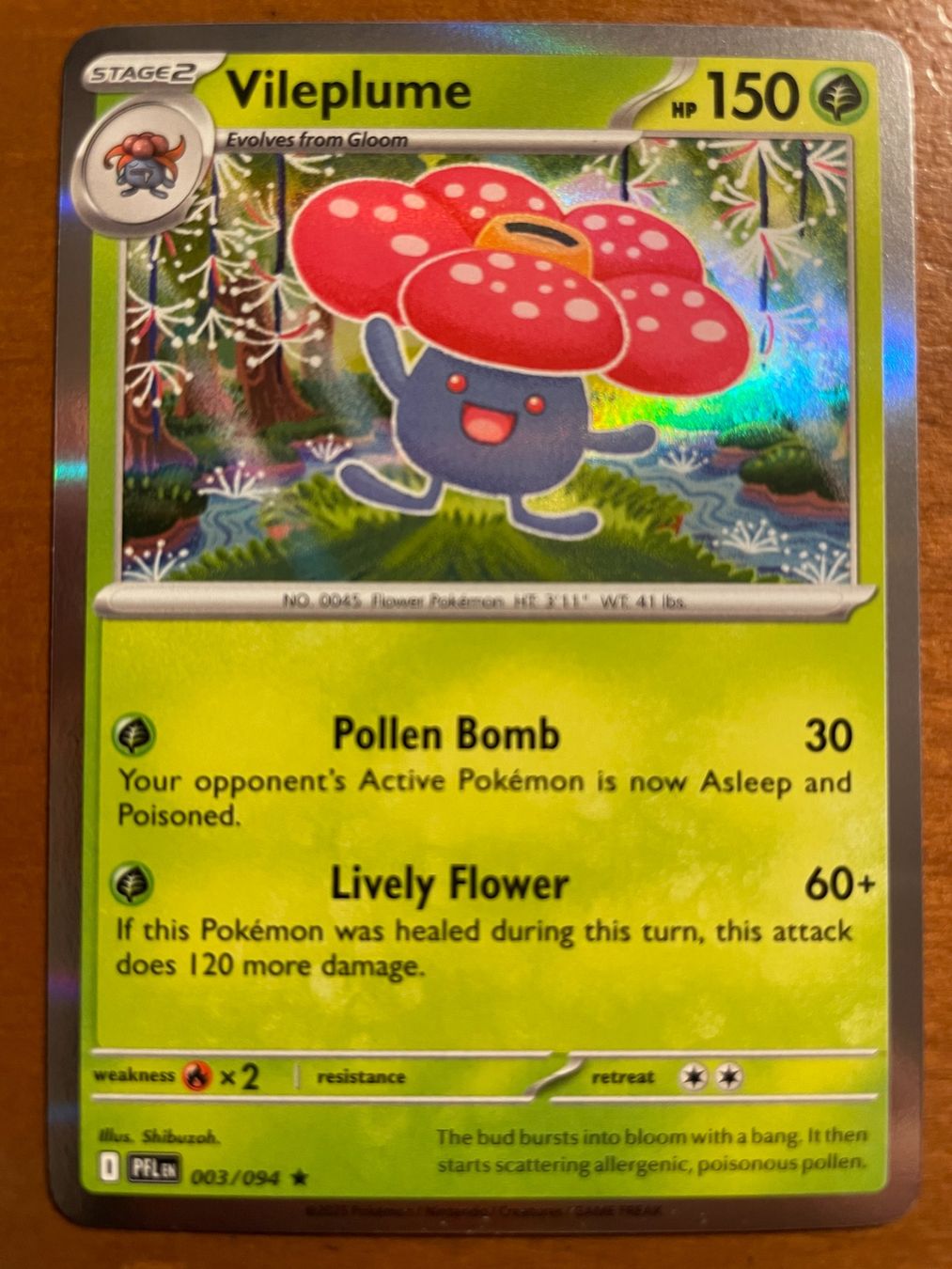Pokémon Carte collezionabili: Pokemon Vileplume Holo (Versand gratis) – Nuovo (secondo la descrizione) da Chur venduto da Angerson