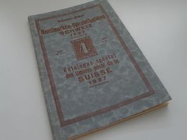 1927, Antiker Briefmarken-Spazialkatalog - selten angeboten.