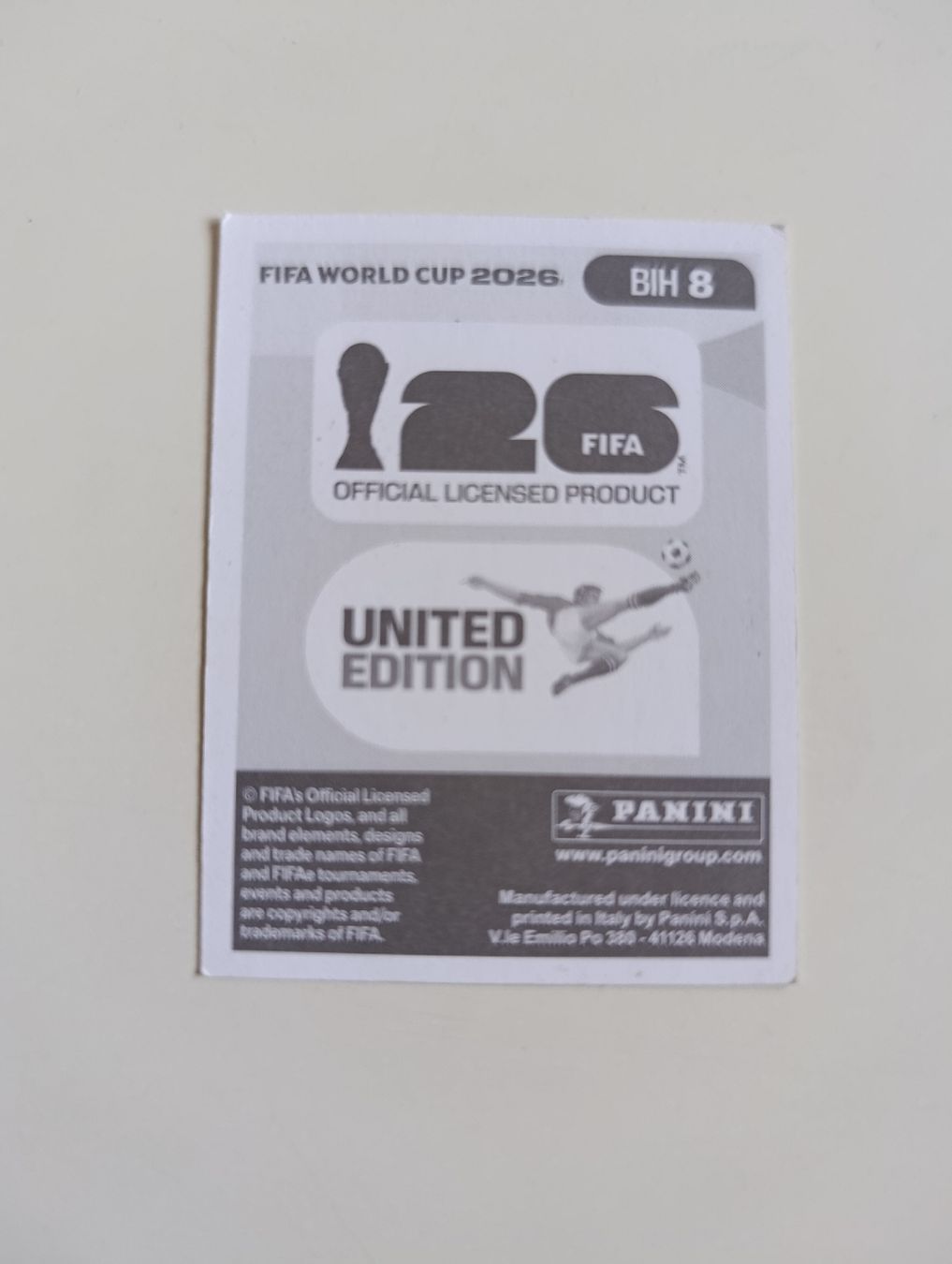 Panini Carte collezionabili: Panini World Cup 2026 BIH 8 – Nuovo (secondo la descrizione) da Lavey-Village venduto da pas_7xd2 1