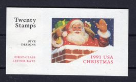 R5923  /  USA  carnet NOEL 1991 neuf XX