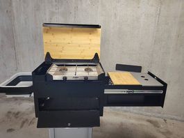 Camping Küchenbox inkl. Rechaud