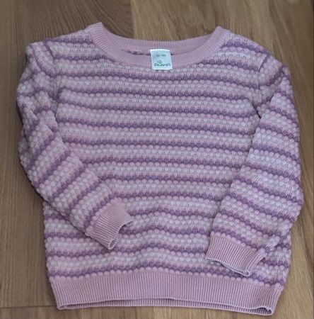 Kinder Pullover Alana gestreift rosa Grösse 104