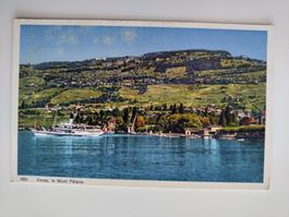 Raddampfer, Vevey, le Mont Pèlerin, dat.1943