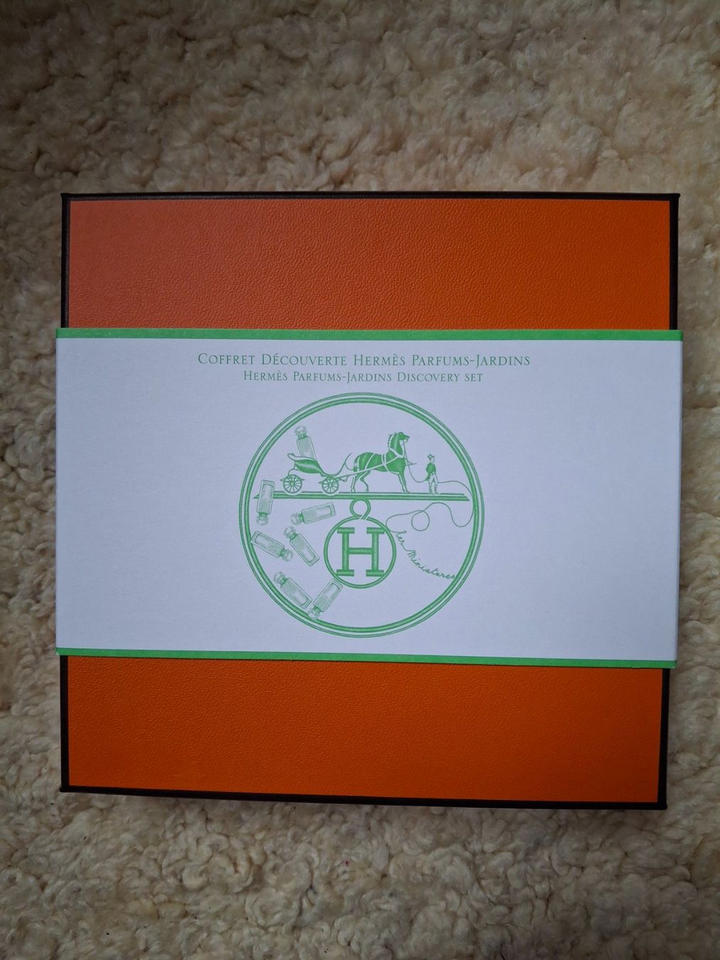 Hermès Profumi & Eau de Toilette: Hermès Miniatures Jardins – Nuovo e nell'imballaggio originale da Zofingen venduto da Jandaia